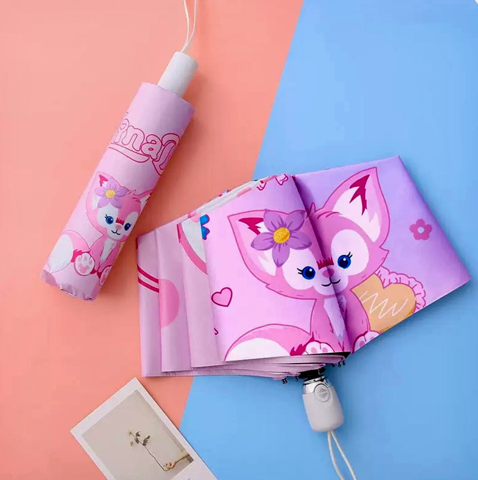 Børneparaply med Figurer – Hello Kitty, Cinnamoroll & Flere