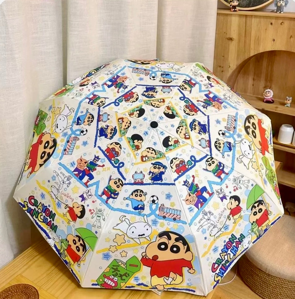 Børneparaply med Figurer – Hello Kitty, Cinnamoroll & Flere
