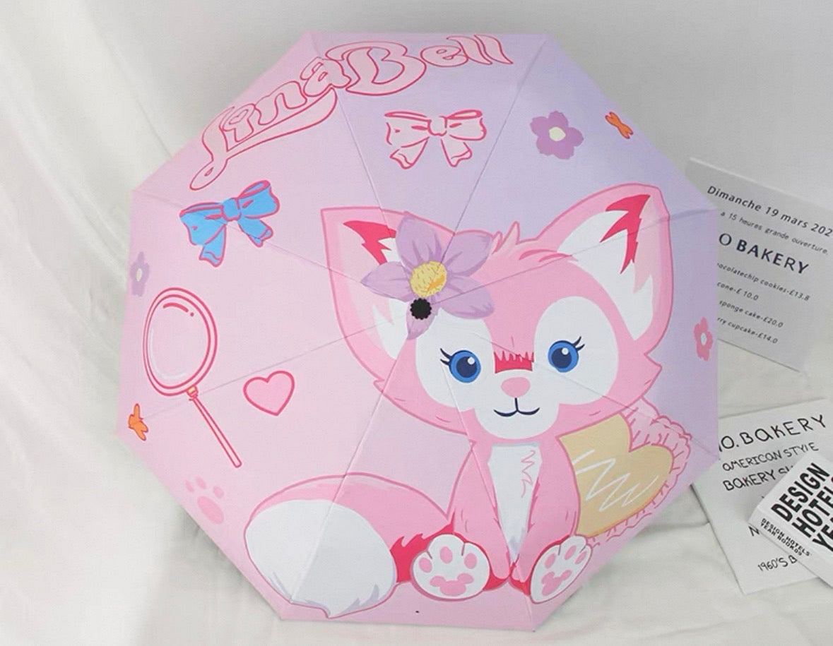 Børneparaply med Figurer – Hello Kitty, Cinnamoroll & Flere