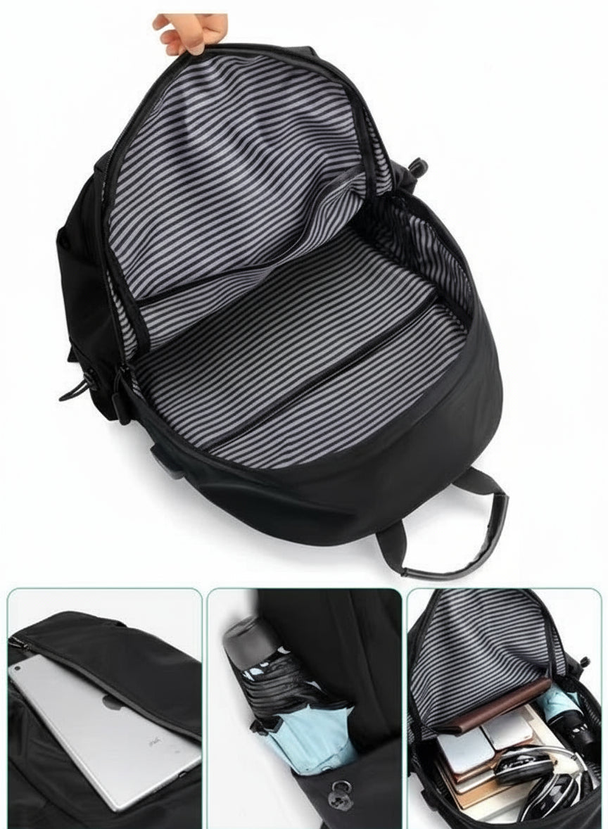 RainCity USB Vandafvisende Rygsæk