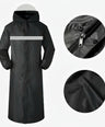 Sort RainPro Lang Regnjakke med med hvad der følger med