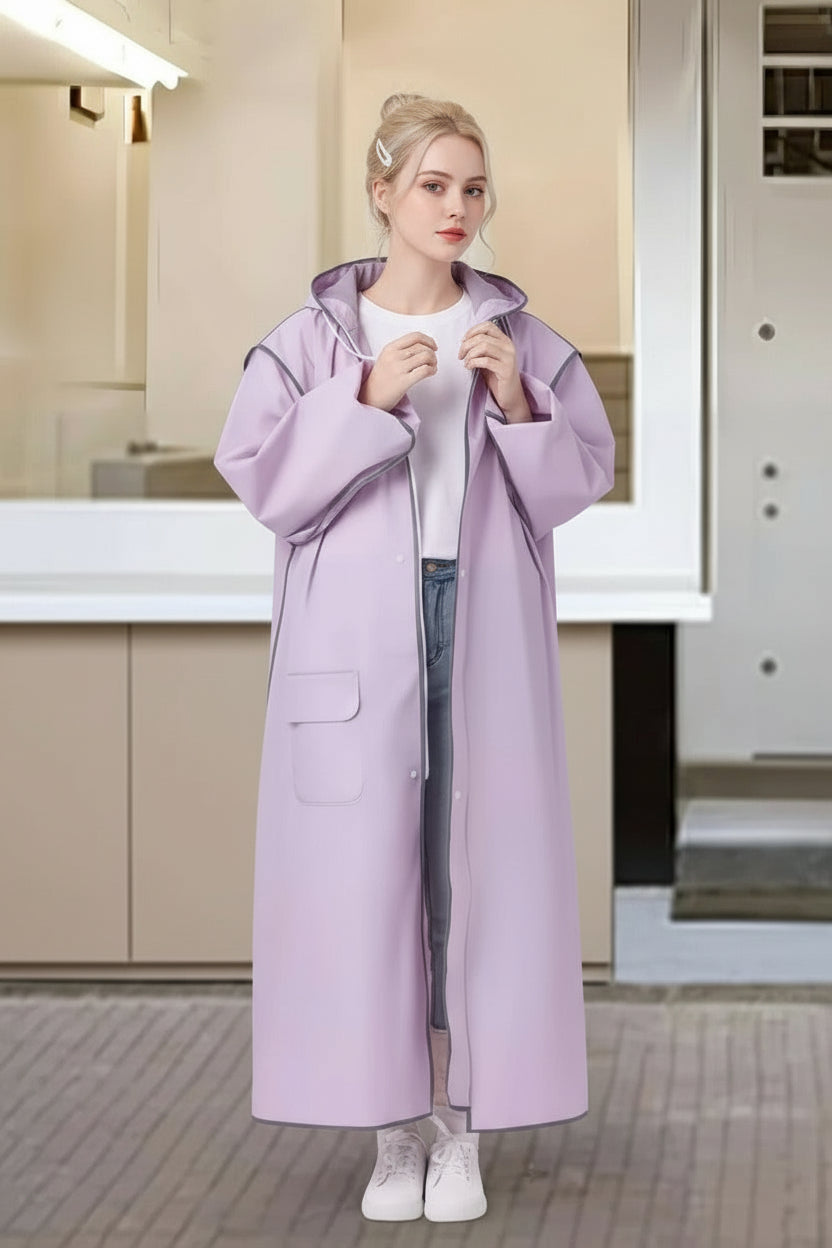 ClearView Unisex Lang Regnfrakke