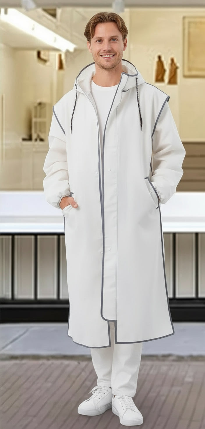 ClearView Unisex Lang Regnfrakke